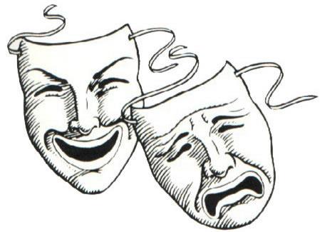 Theater masks-clipart library